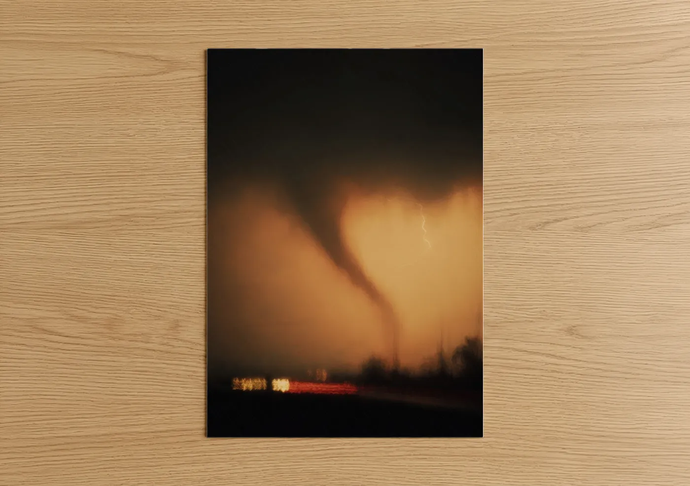 Stormy Tornado Landscape Photography Wall Art