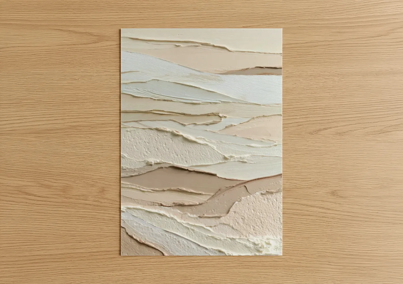 Abstract Minimalist Layered Texture Wall Art