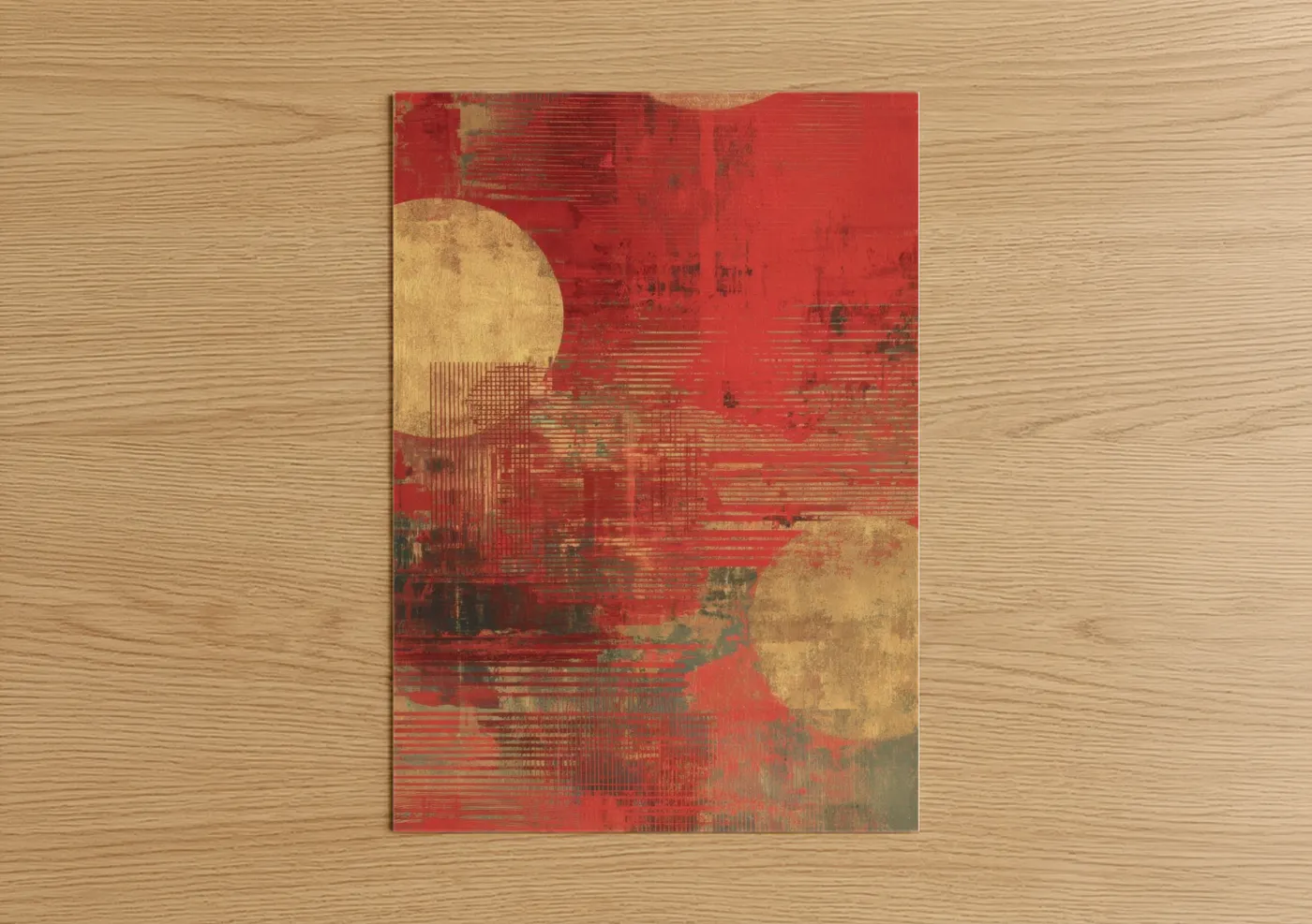 Golden Circle Buddhism Spiritual Wall Art
