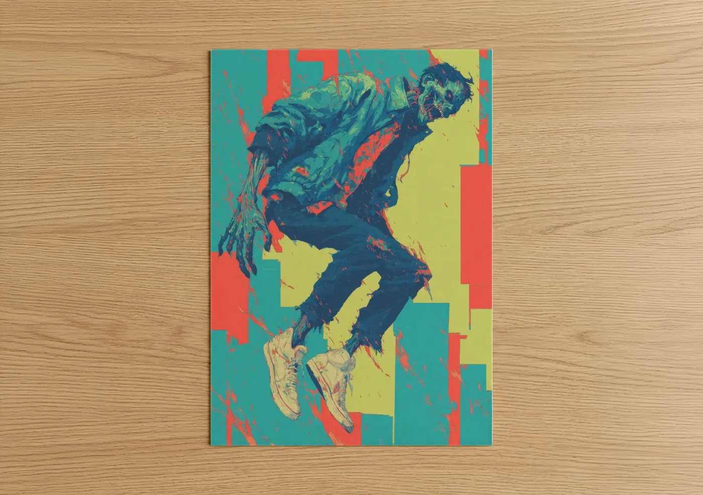 Undead Uprising Pop Art Zombie Wall Art