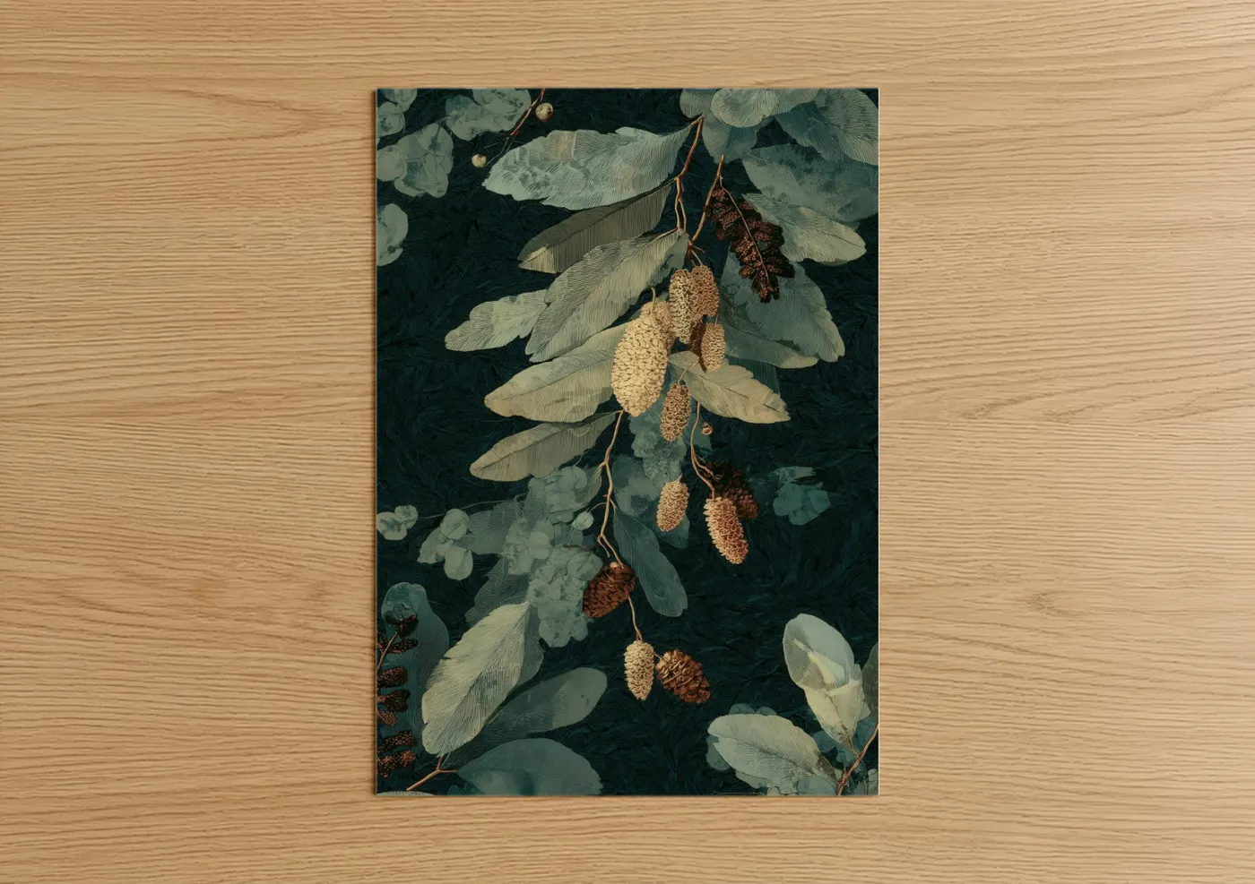 Desert Tree Botanical Illustration Wall Art