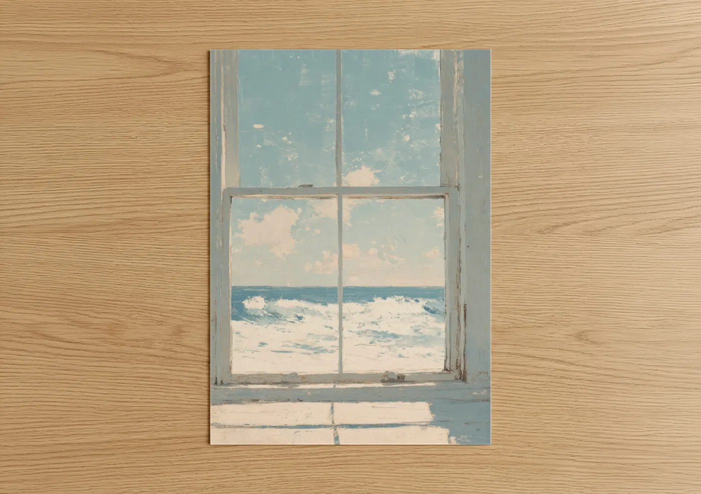 Coastal Window View Seascape Ocean Wall Art