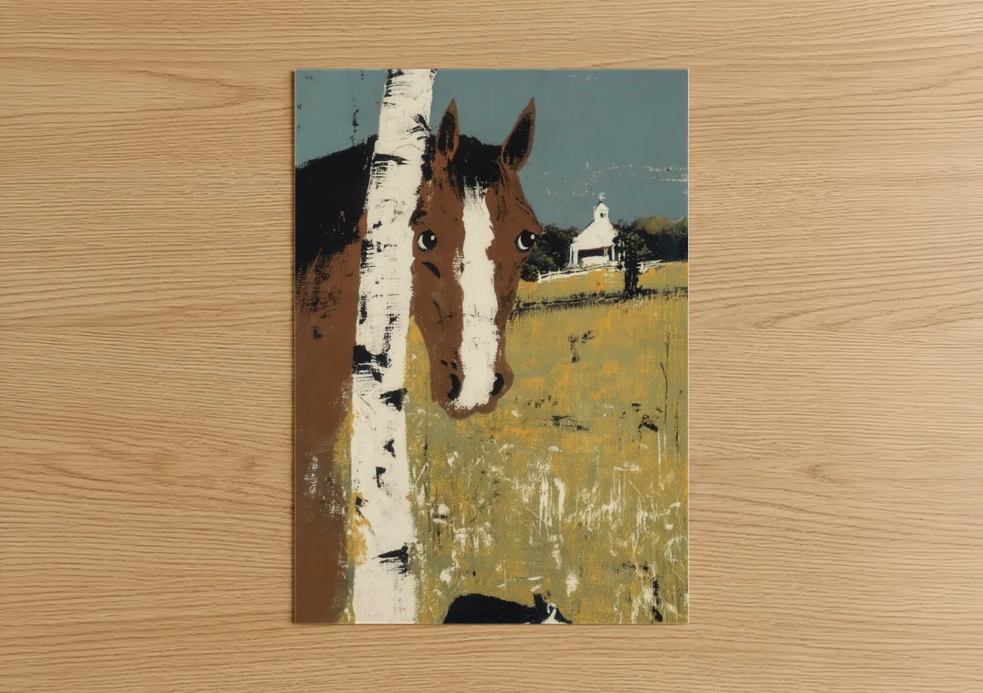 Clydesdale Horse Pastoral Farm Wall Art