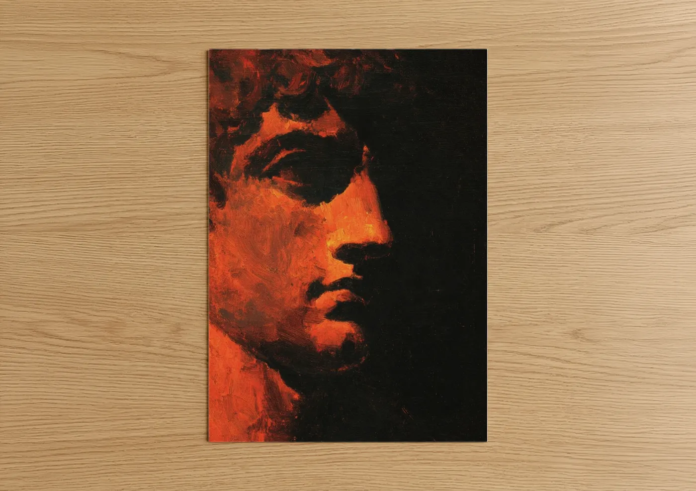 Constantine the Great Fiery Portrait Wall Art