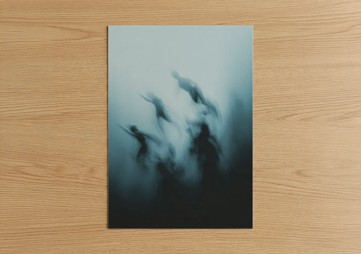 Ethereal Synchronized Swimming Motion Wall Art