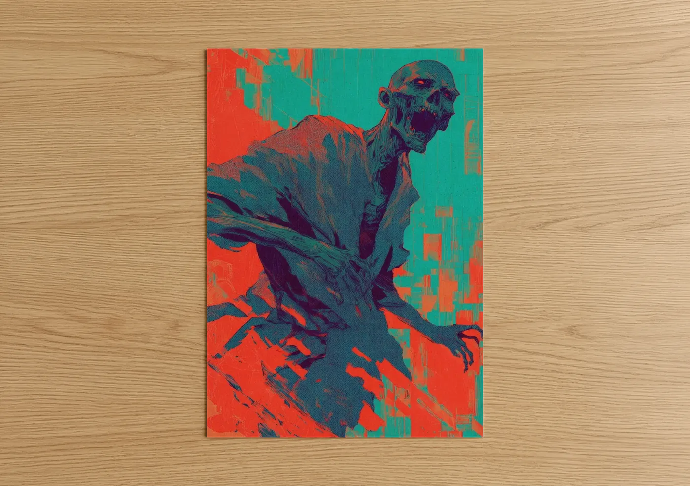 Digital Zombie Pop Wall Art