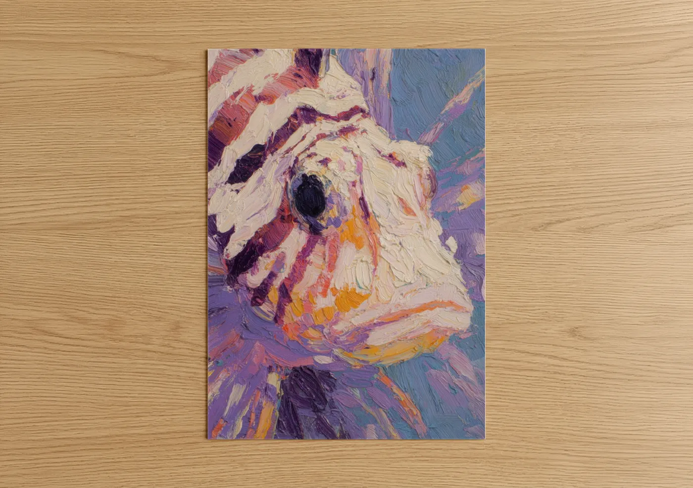 Expressionist Lionfish Abstract Wall Art