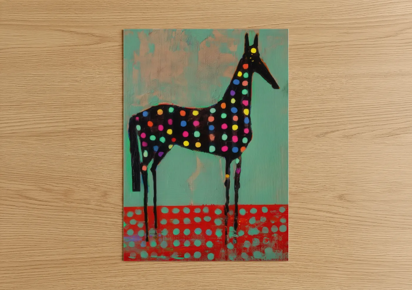 Colorful Thoroughbred Horse Pop Wall Art