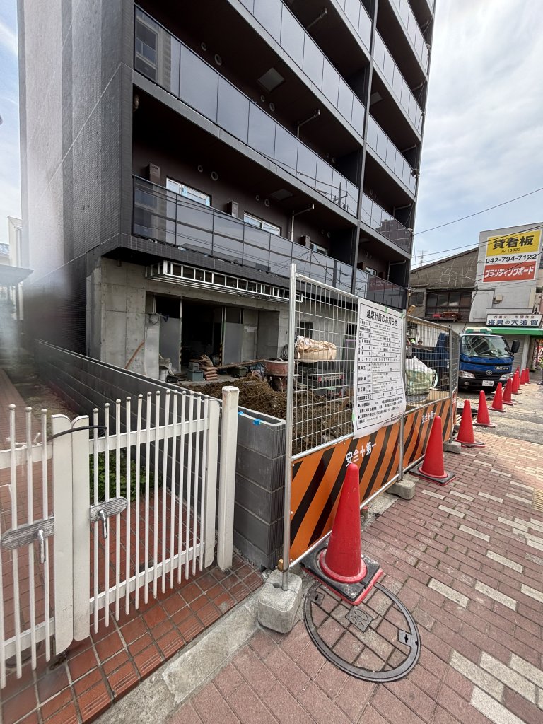 (仮称) 東立石3丁目計画 新築工事 新築工事現場の全景写真(2025年5月15日撮影)