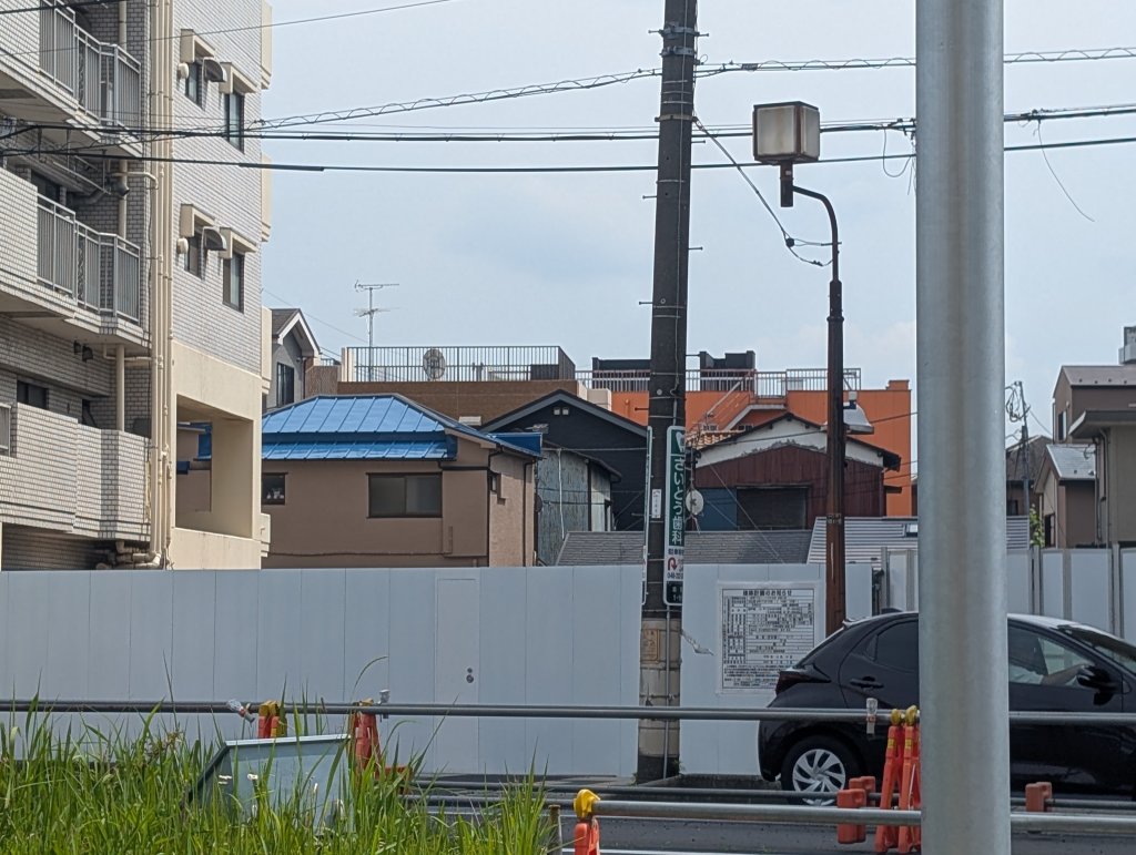 (仮称) ベルシード川口本町 新築工事 新築工事現場の全景写真(2025年5月16日撮影)