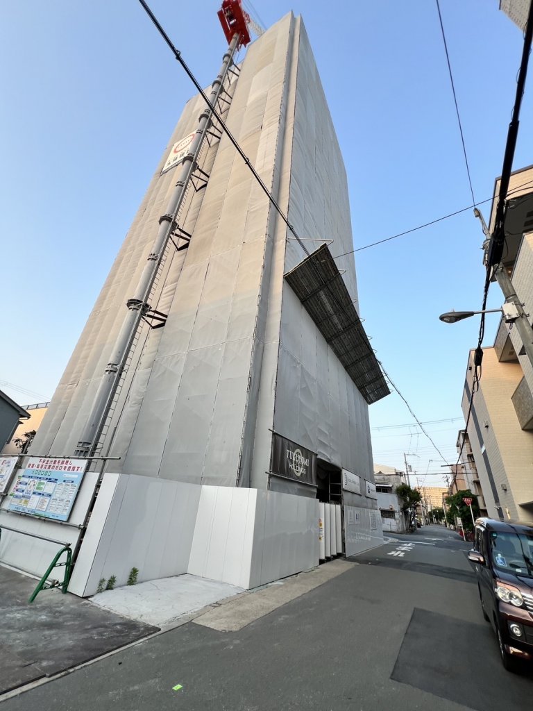 (仮称)城東区東中浜2丁目計画 新築工事 新築工事現場の全景写真(2025年5月23日撮影)