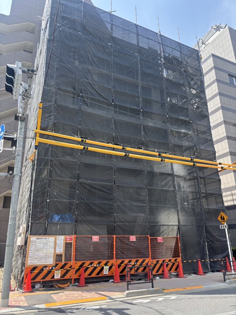 ラスパシオ東上野レジデンス 新築工事 新築工事現場の全景写真(2025年5月26日撮影)