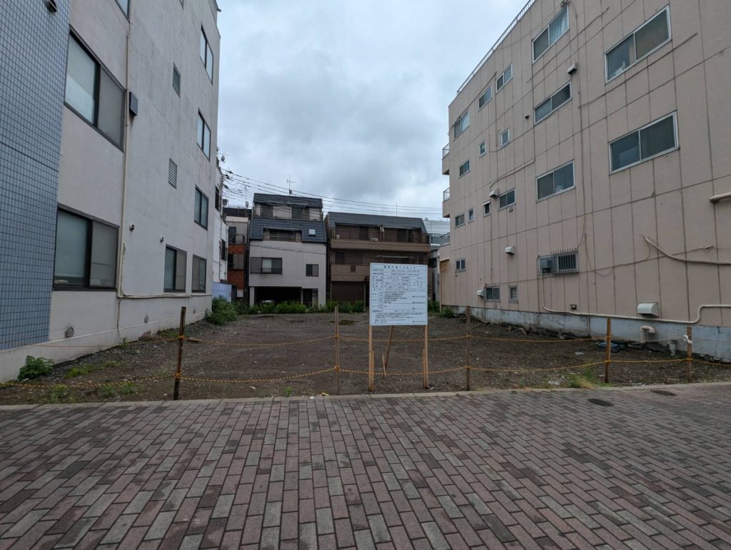 (仮称)江東区木場2丁目計画 新築工事 新築工事現場の全景写真（2025年6月2日撮影）