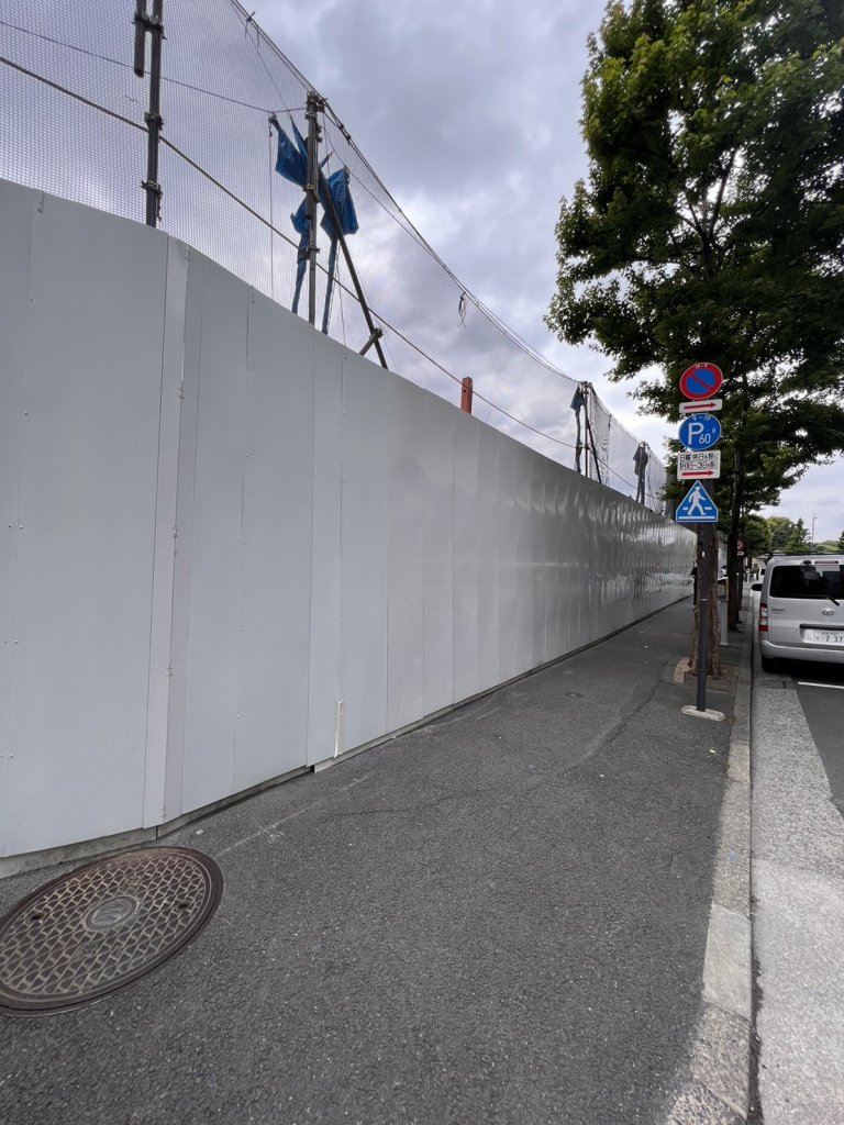 (仮称)東京海上ビルディング計画 新築工事現場の全景写真(2025年6月2日撮影)