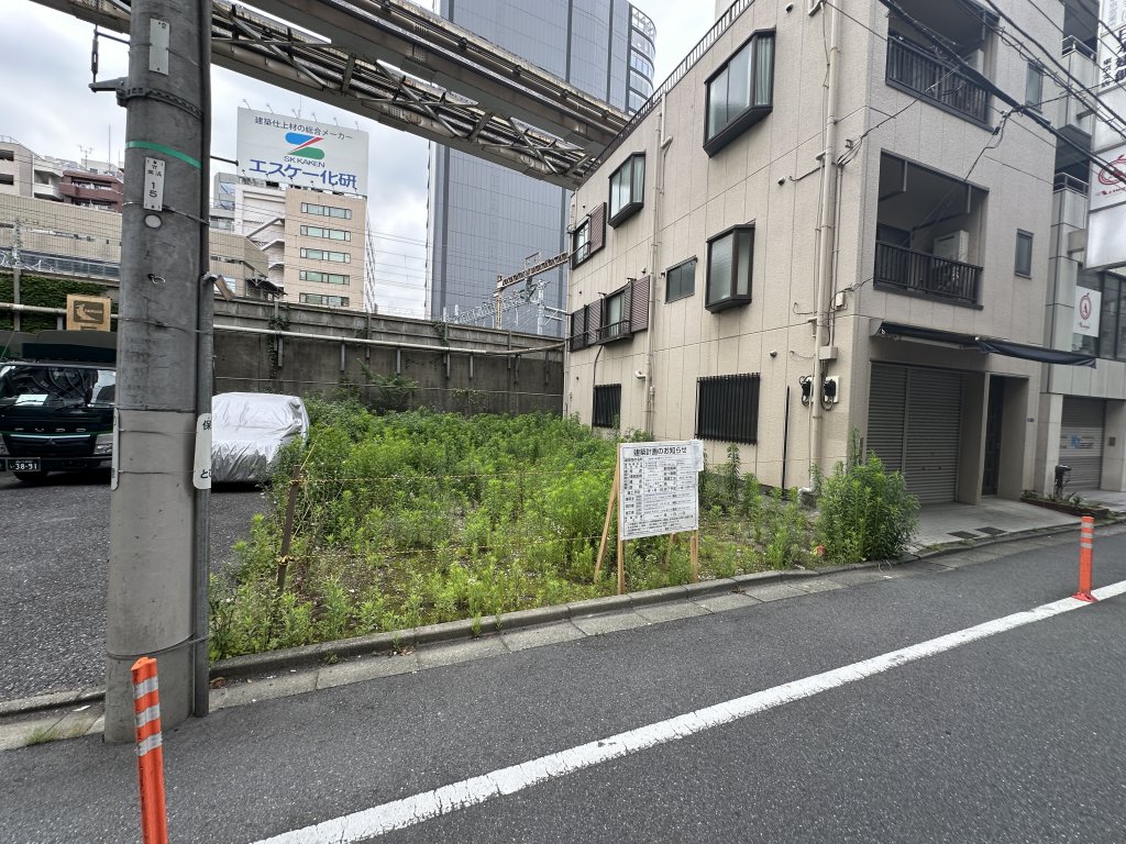 (仮称)芝浦マンション 新築工事現場の全景写真(2025年6月2日撮影)