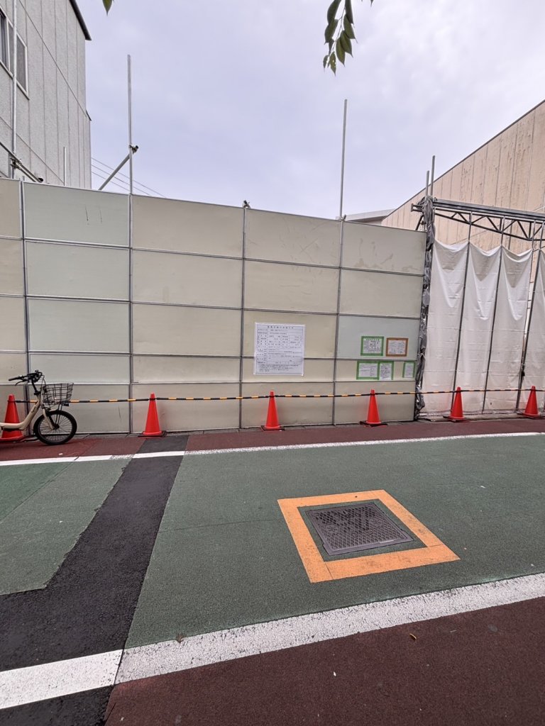 (仮称)赤堤4丁目プロジェクト 新築工事現場の全景写真(2025年6月7日撮影)