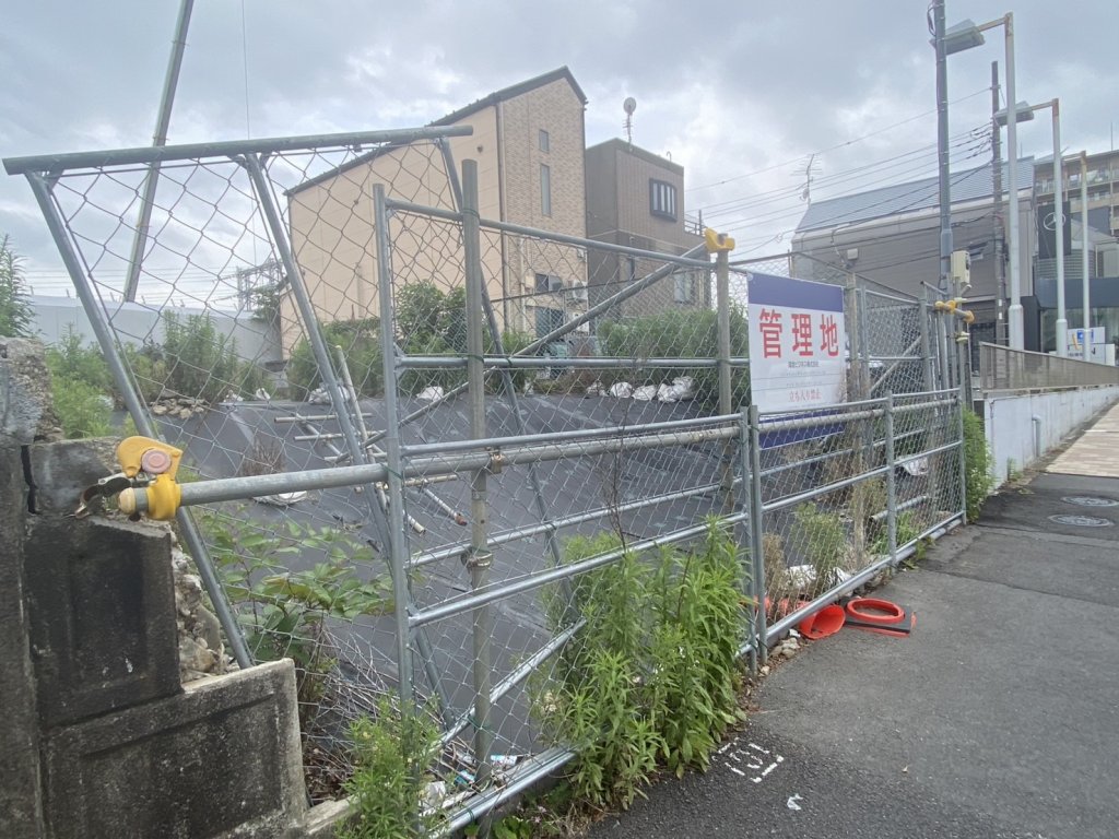 (仮称）洗足池計画新築工事 新築工事現場の全景写真（2025年6月7日撮影）
