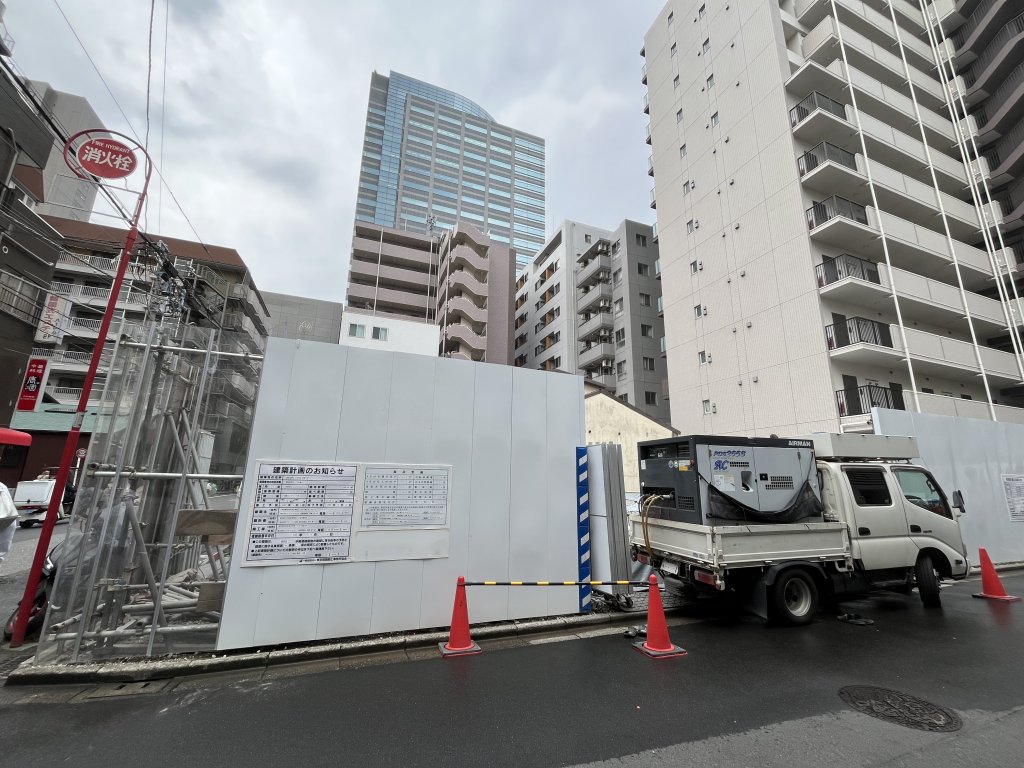 (仮称)錦糸1丁目計画新築工事 新築工事現場の全景写真(2025年6月13日撮影)
