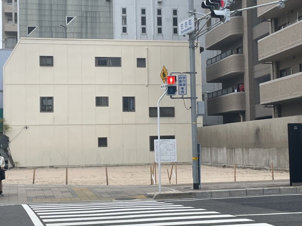 (仮称)広島市中区加古町 新築工事 新築工事現場の全景写真(2025年6月21日撮影)