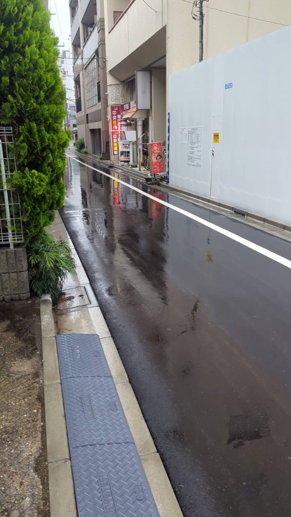 (仮称)亀戸6丁目計画新築工事 新築工事現場の全景写真（2025年6月21日撮影）