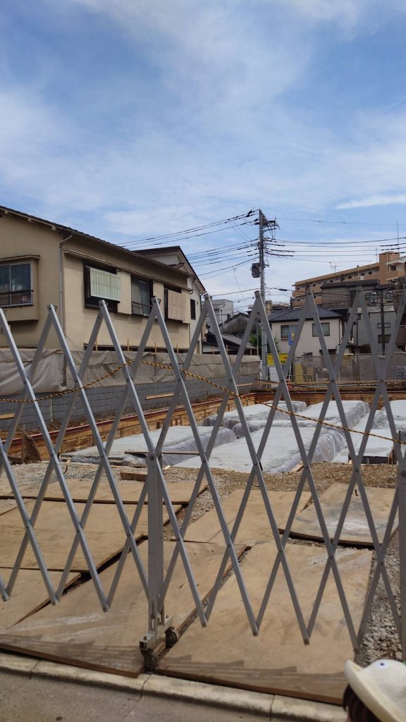 (仮称)中板橋PJ共同住宅新築工事 新築工事現場の全景写真（2025年6月22日撮影）