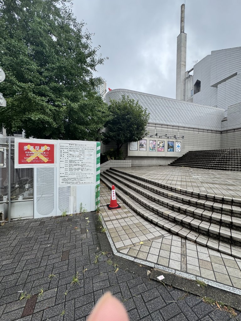 (仮称)Shibuya Upper West Project (渋谷アッパー・ウエスト・プロジェクト) 新築工事現場の全景写真（2025年7月19日撮影）