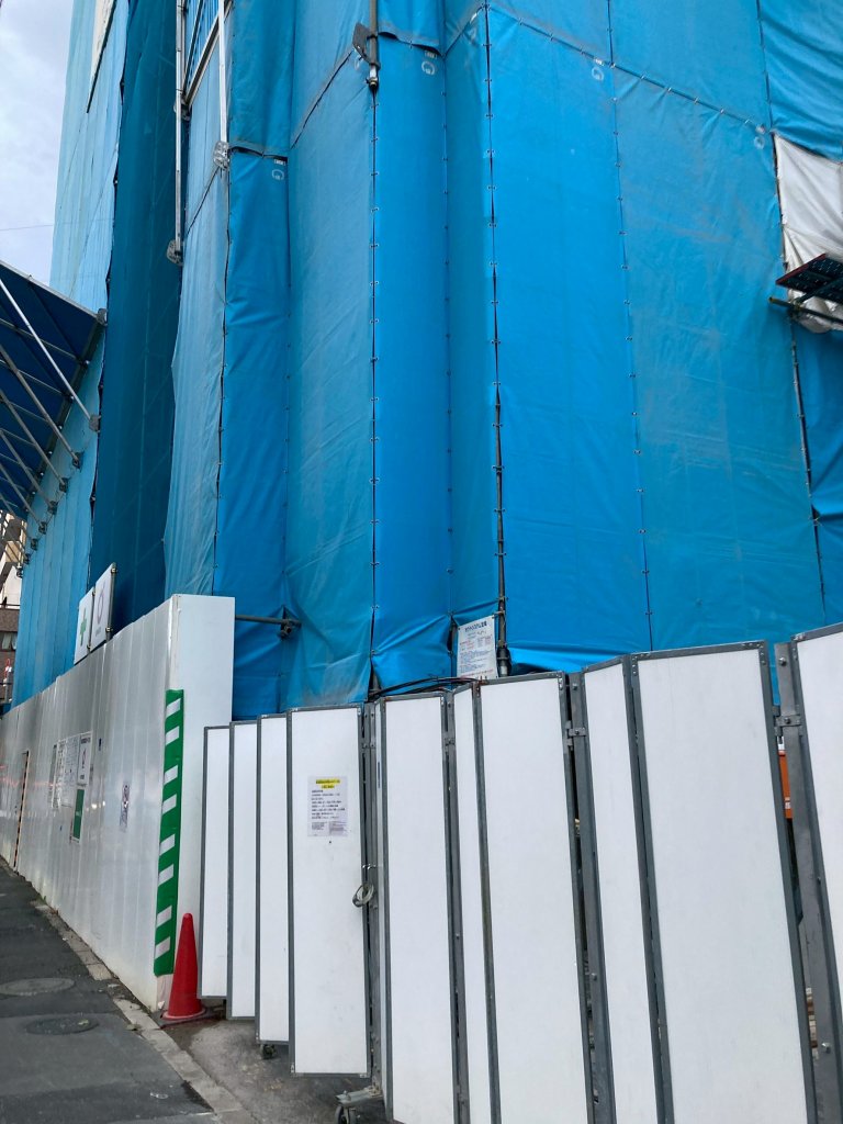 (仮称) 東京都墨田区太平一丁目PJ 新築工事現場の全景写真（2025年7月22日撮影）