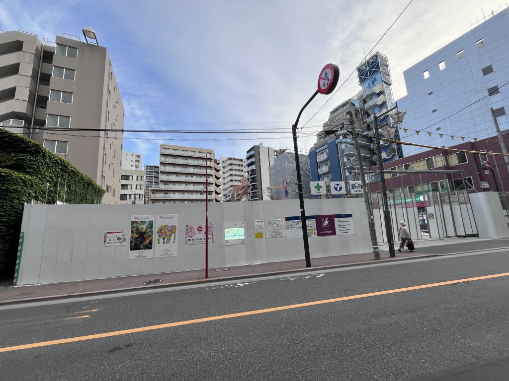大田合同庁舎(仮称) 新築工事現場の全景写真（2025年7月23日撮影）