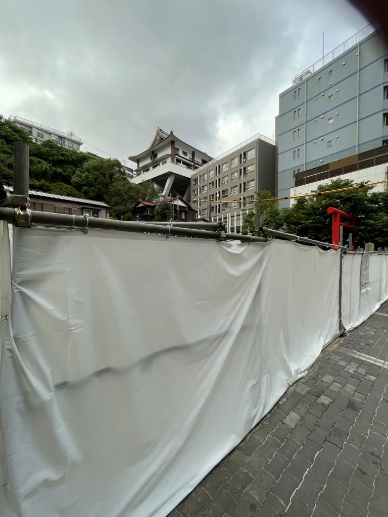西横浜・新築工事 新築工事現場の全景写真(2025年7月24日撮影)
