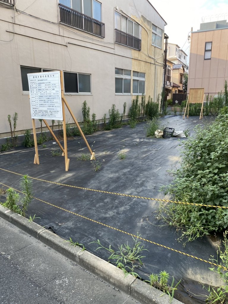 (仮称)南長崎プロジェクト 新築工事現場の全景写真(2025年8月15日撮影)