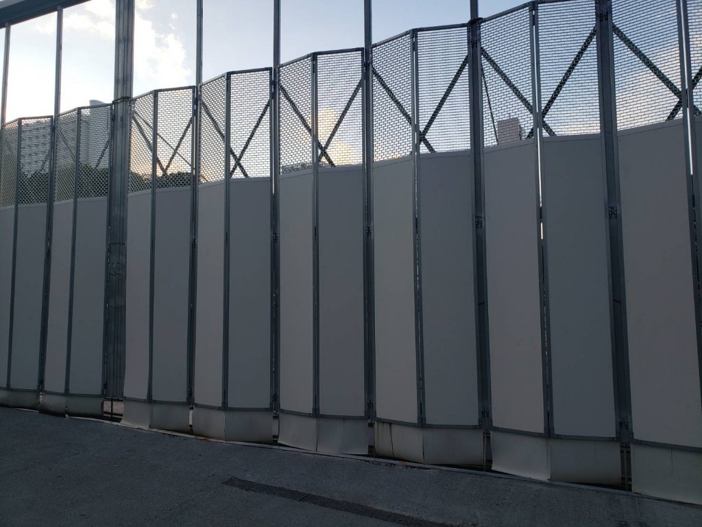 (仮称)品川駅西口地区A地区新築計画 新築工事現場の全景写真（2025年9月8日撮影）