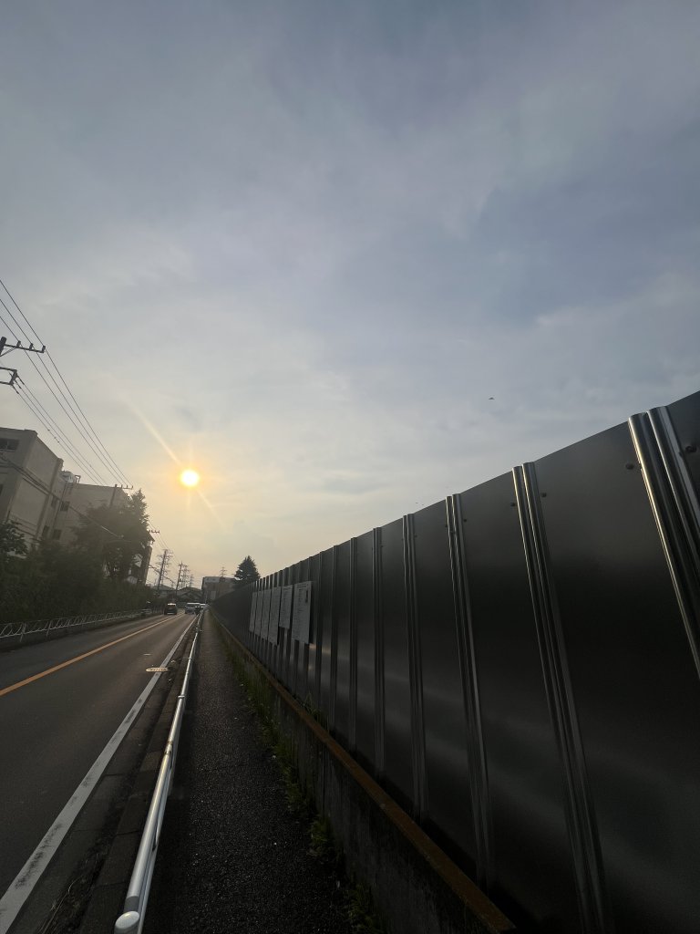 (仮称)船橋市山手一丁目計画 新築工事(1工区) 新築工事現場の全景写真（2025年9月10日撮影）