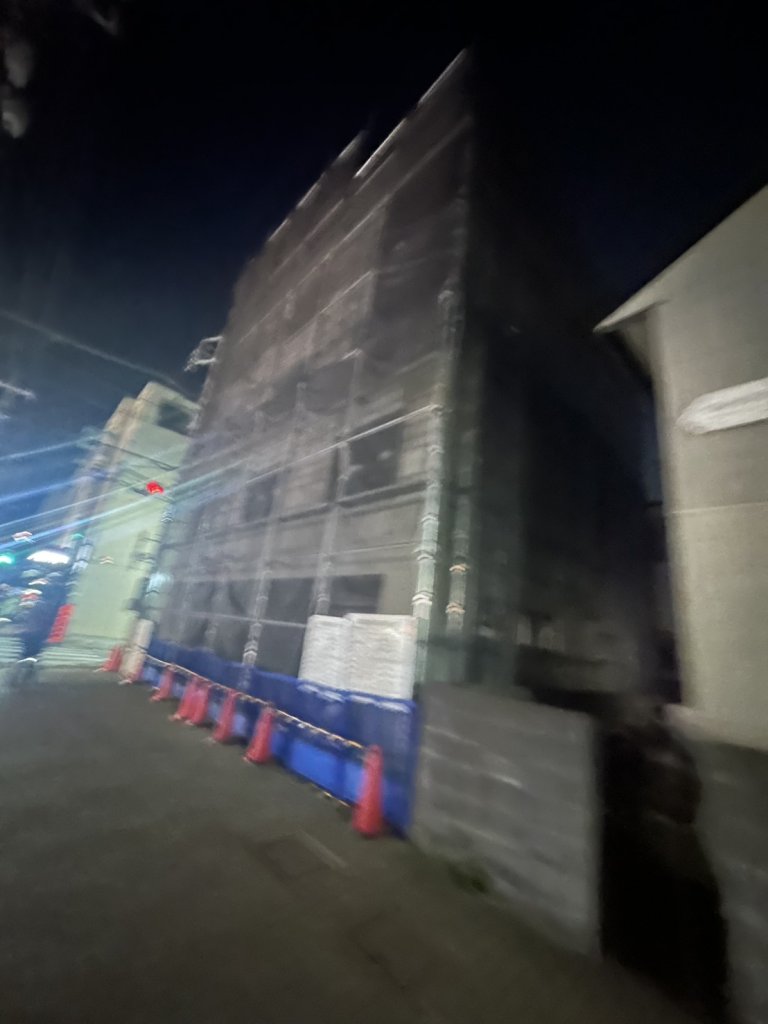 (仮称)南大井町1丁目マンション新築工事 新築工事現場の全景写真(2025年9月25日撮影)