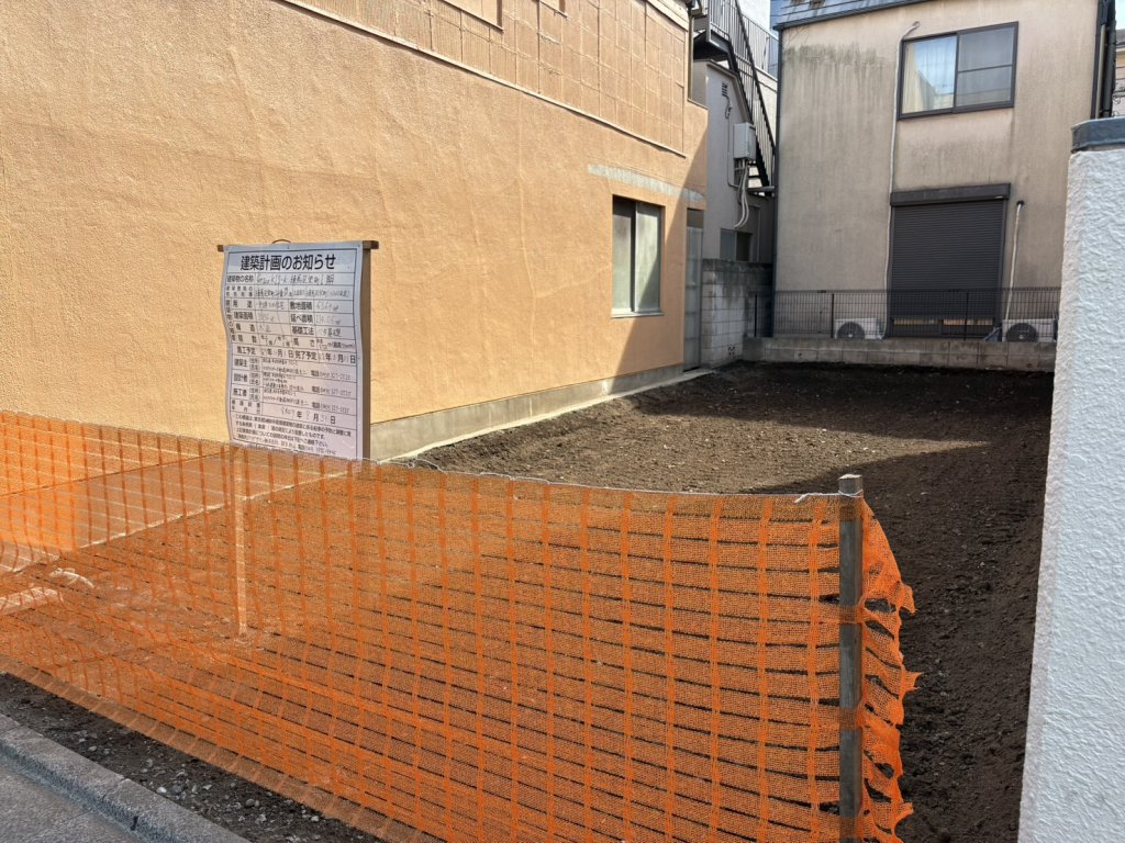 Grace KIS-k 練馬区栄町1期 新築工事現場の全景写真(2025年9月30日撮影)