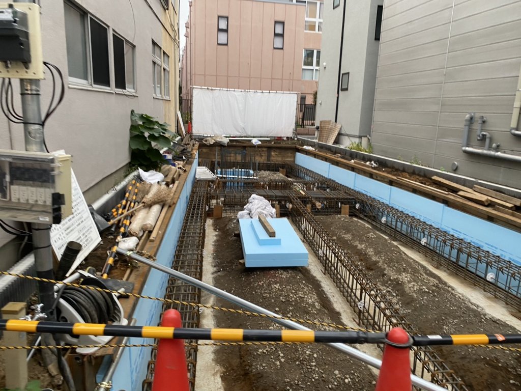 (仮称)南長崎プロジェクト 新築工事現場の全景写真（2025年10月13日撮影）