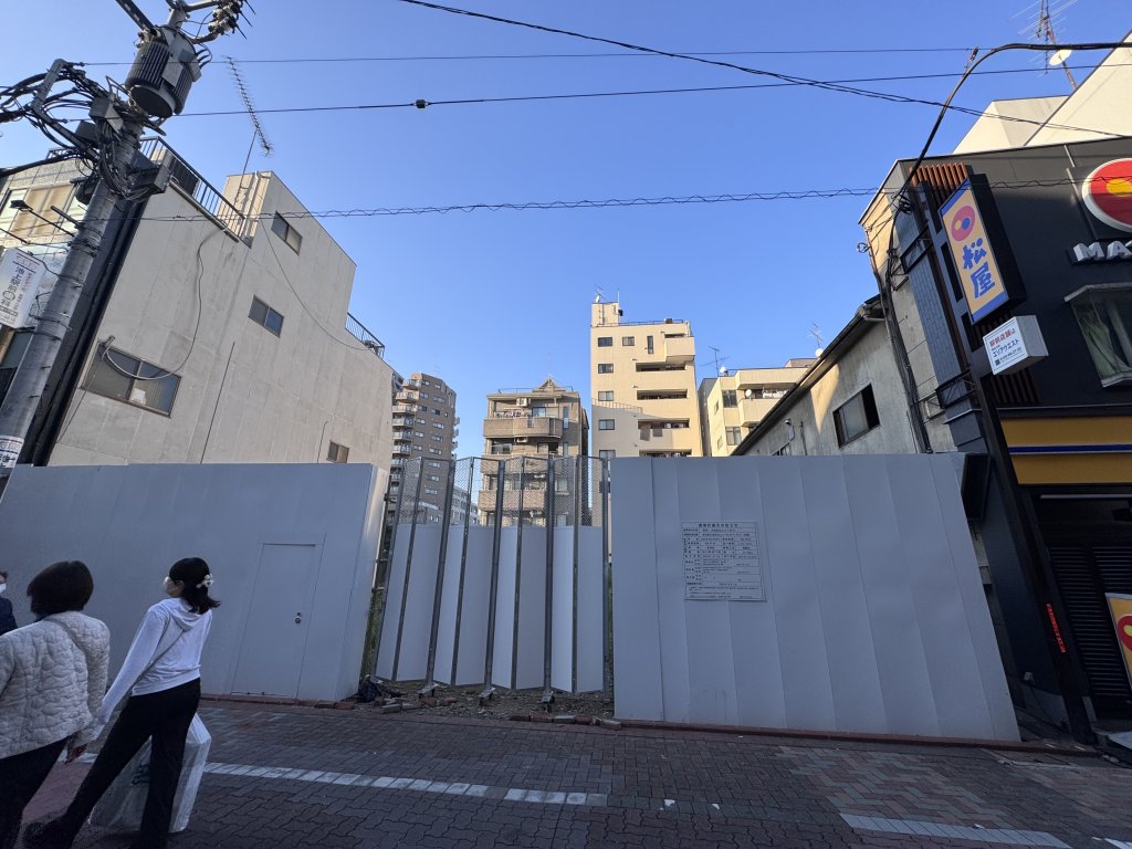 (仮称) 大田区池上6丁目PJ 新築工事現場の全景写真(2025年10月30日撮影)