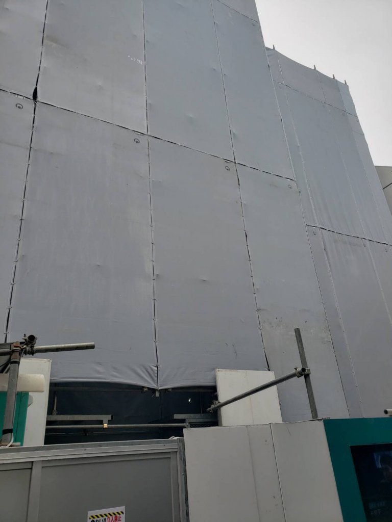 船橋・株式会社ウラベビル新築工事 新築工事現場の全景写真(2025年11月8日撮影)