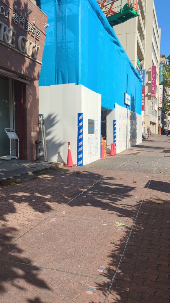 (仮称)亀戸6丁目計画 新築工事 新築工事現場の全景写真(2025年11月8日撮影)