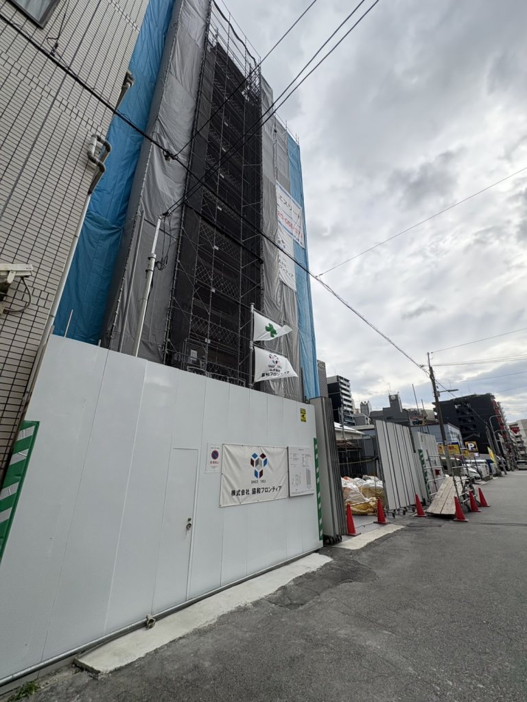 株式会社協和フロンティア 新築工事現場の全景写真（2025年11月21日撮影）