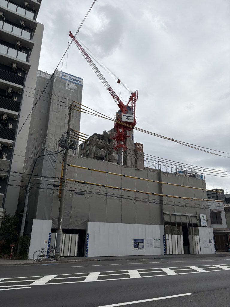 SE塩草3丁目PJ　新築工事 新築工事現場の全景写真（2025年11月21日撮影）