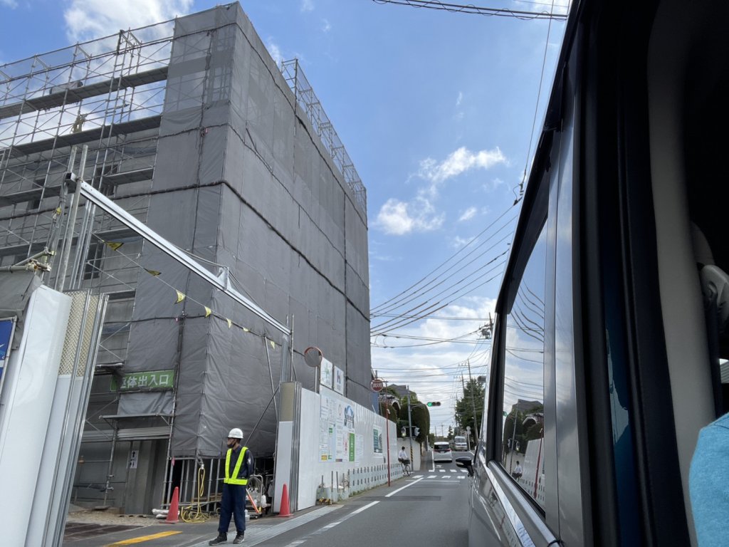 品川駅街区地区 北街区新築計画 新築工事現場の全景写真（2025年11月21日撮影）