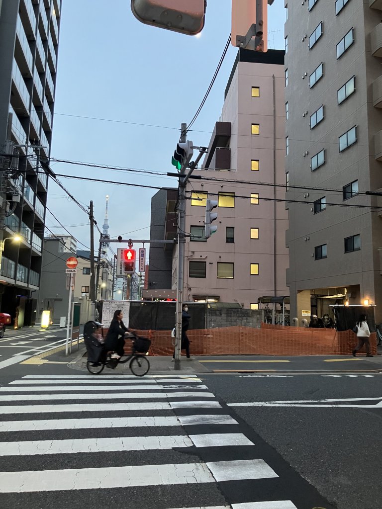 (仮)松が谷・東京光冠容器ビル 新築工事現場の全景写真(2025年12月1日撮影)