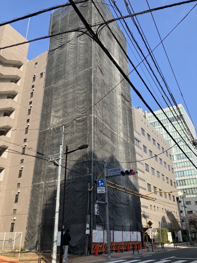 ラスパシオ東上野レジデンス新築工事 新築工事現場の全景写真（2025年12月2日撮影）