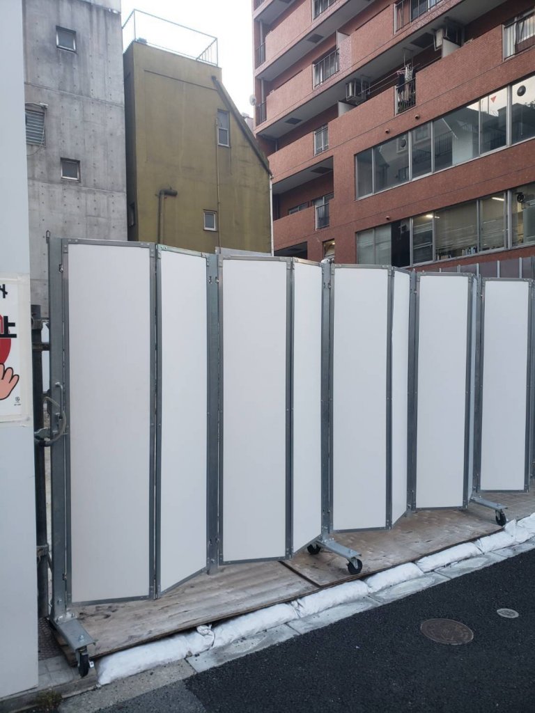 (仮称)千代田区飯田橋一丁目計画 新築工事現場の全景写真（2026年1月6日撮影）