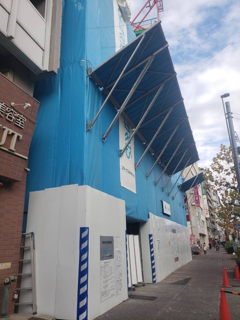 (仮称)亀戸6丁目計画 新築工事 新築工事現場の全景写真（2026年1月6日撮影）