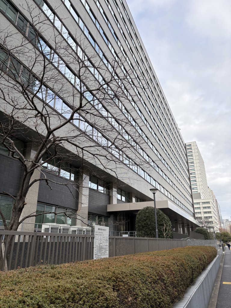 環境省新庁舎改修工事 新築工事現場の全景写真（2026年1月21日撮影）