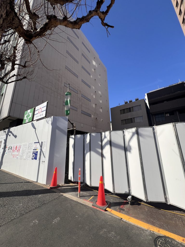 (仮称)東京都新宿区市谷本村町計画 新築工事 新築工事現場の全景写真（2026年1月31日撮影）