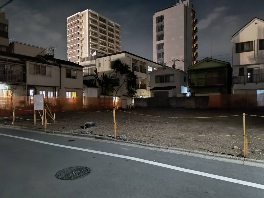 (仮称)西尾久7丁目マンション新築工事 新築工事現場の全景写真(2026年1月31日撮影)