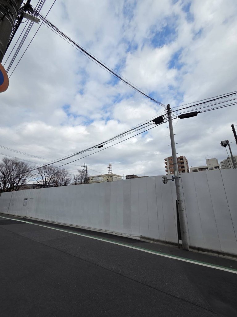 (仮称)川口市幸町三丁目計画新築工事 新築工事現場の全景写真（2026年1月31日撮影）