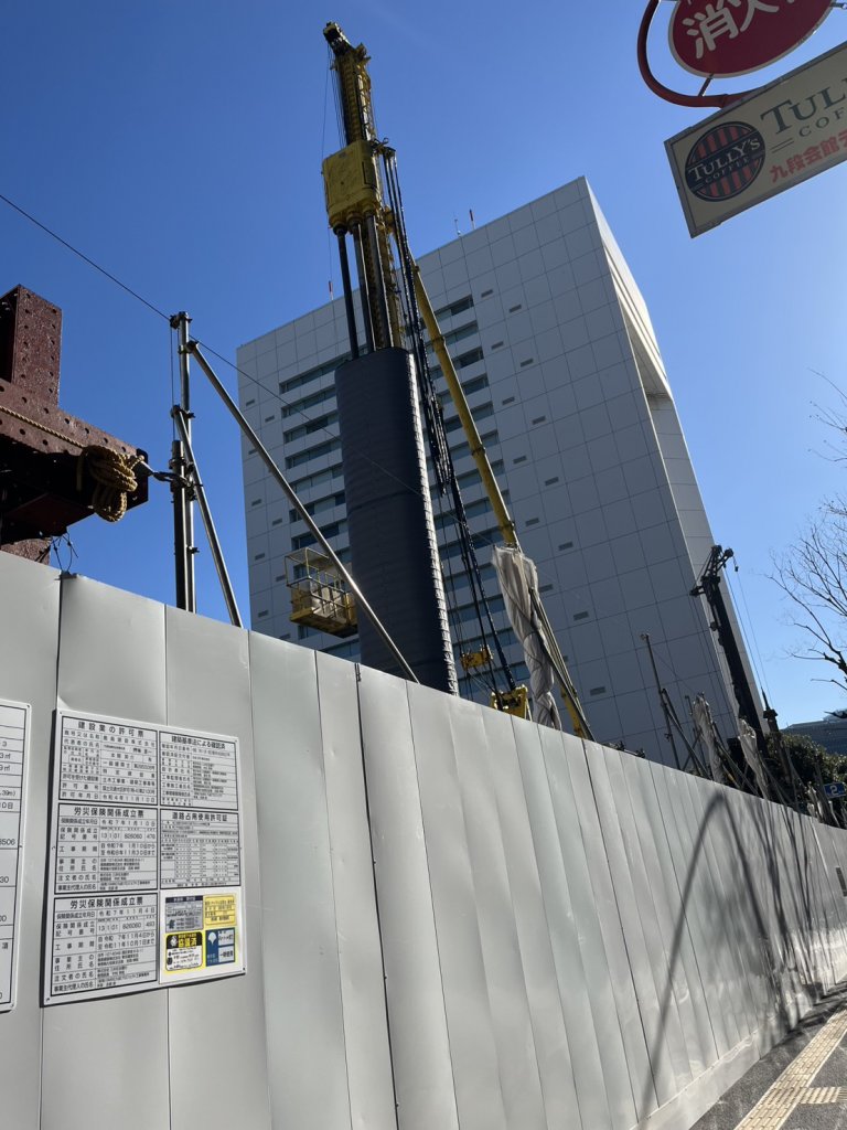 (仮称)SMBC九段プロジェクト 新築工事現場の全景写真（2026年2月1日撮影）